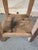 Brown Early 20th Century Handcrafted Reclaimed Teak Rustic Side Table With Drawer For Sale - Image 8 of 9