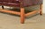 Hancock and Moore Style Vintage Chippendale Tufted Oxblood Leather Camelback Chesterfield Sofa, Circa 1980s For Sale - Image 10 of 14
