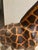 Chestnut Tall 4ft - Vintage Leather Wrapped Giraffe Sculpture For Sale - Image 8 of 13