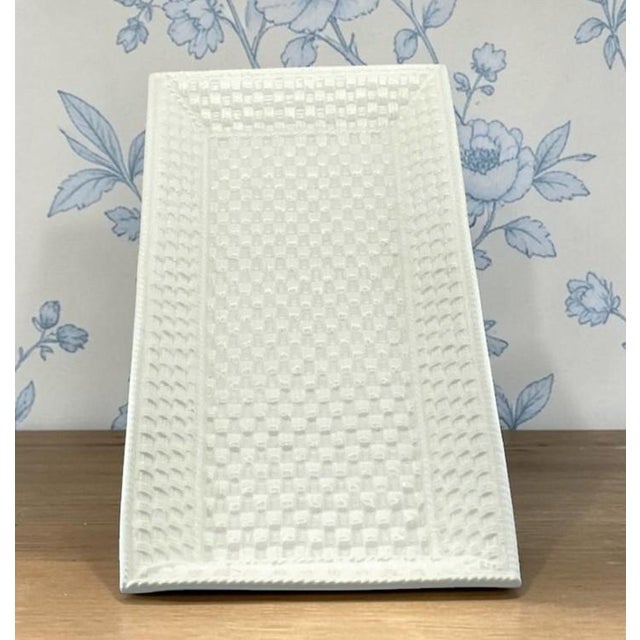 Vintage Tiffany & Co. "Tiffany Weave" Large Sandwich Platter For Sale - Image 16 of 16