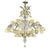 Huge Italian Murano Glass Chandelier with Handcrafted Flowers and Leaves by Simoeng For Sale - Image 9 of 9