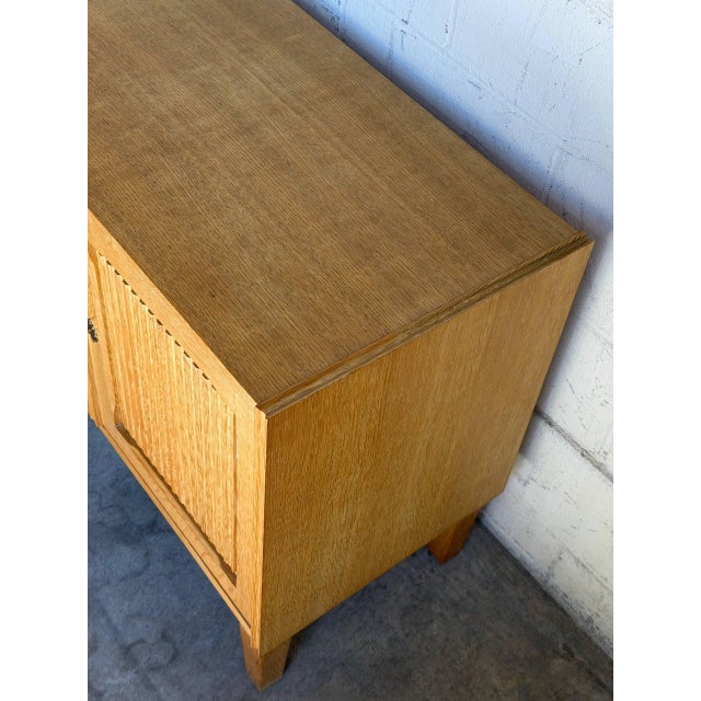 Wood Danish Oak Small Storage Cabinet Mid-Century Modern 1960s For Sale - Image 7 of 11