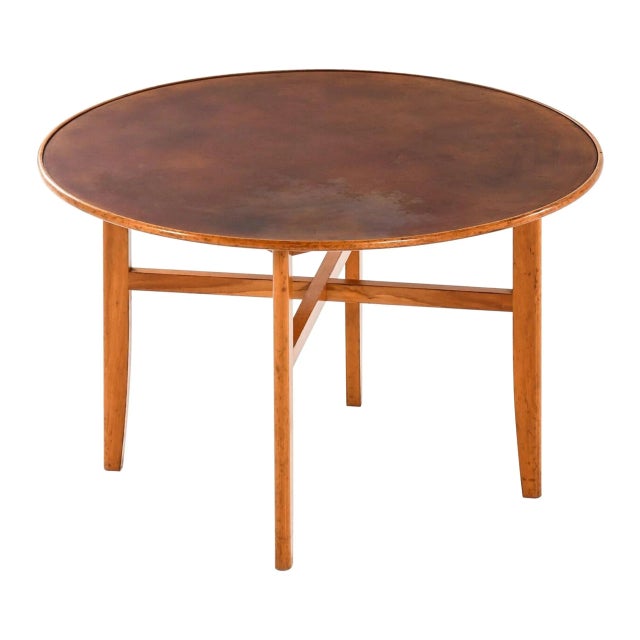 Brown Dining Table by Elias Svedberg for Nordiska Kompaniet For Sale - Image 8 of 8