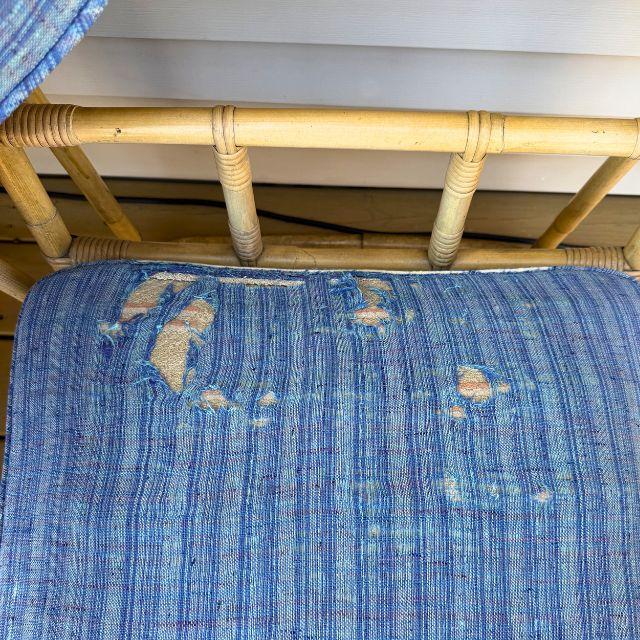 Mid 20th Century, White Craft Products, Rattan Chairs, Miami, Florida, Pair (2) For Sale - Image 16 of 18