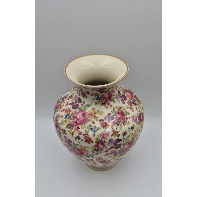 Thomas Ivory Vase in Ceramic, 1950s For Sale - Image 3 of 7