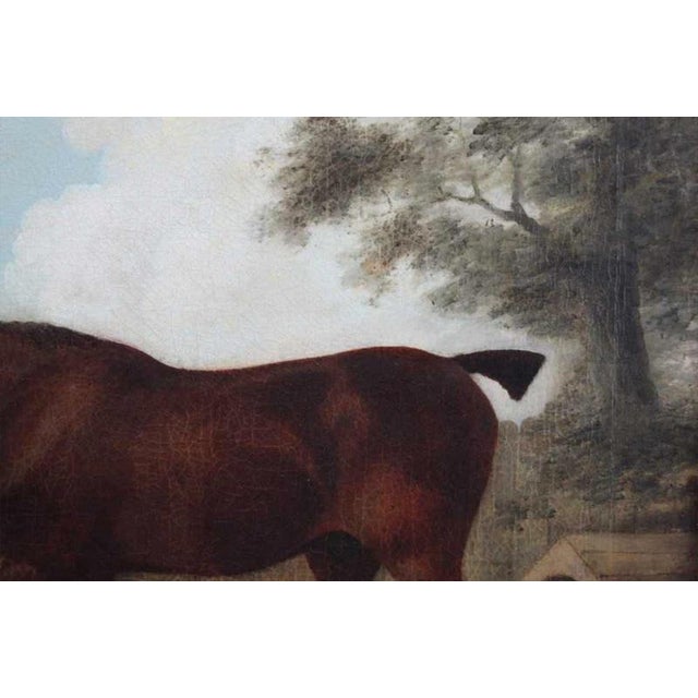 John Nost Sartorius, Equestrian Horse, 19th Century, Oil Painting For Sale - Image 7 of 9
