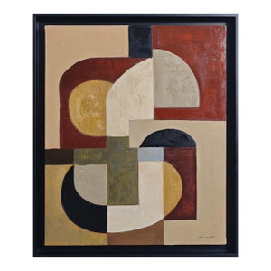 Structure Interieure, Geometric Abstract, Contemporary, Framed by Sophie Dumont