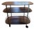 Zanotta Battista Italian Tiered Bar Cart For Sale