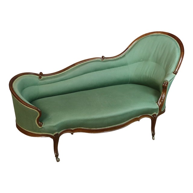 19th Century Louis Philippe Chaise Lounge For Sale