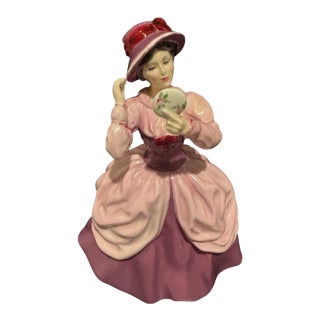 Late 20th Century Royal Doulton Hn Series Figurines - Classic Ladies Collection Vanity” Hn2475 or “Pensive Moments For Sale