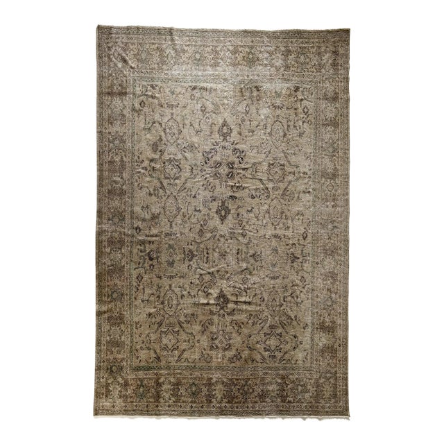 Antique Mahal Area Rug For Sale
