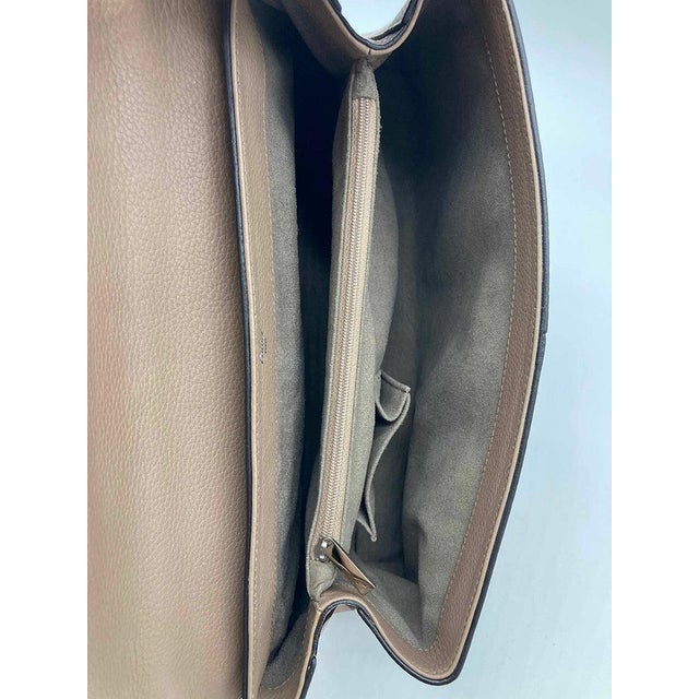 Late 20th Century Cartier Classic Beige Feminine Line Top Handle Bag For Sale - Image 10 of 11