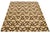 Art Deco Handmade Paki Peshawar Wool Rug With Allover Design in Brown For Sale - Image 3 of 10
