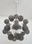 Italian 21st Century Nova Polished Nickel Frosted Smoky Murano Sputnik Chandelier by Fabio LTD For Sale - Image 3 of 6
