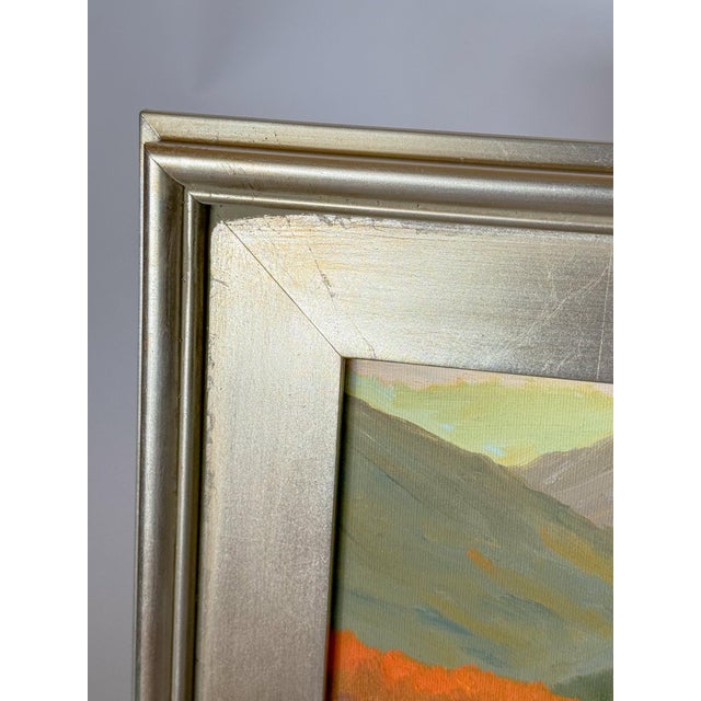 Wood Impressionist Landscape Acrylic Painting For Sale - Image 7 of 9