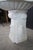 Italian Carerra Marble Neoclassical Bathroom Pedestal Sink Basin 32" For Sale - Image 12 of 12