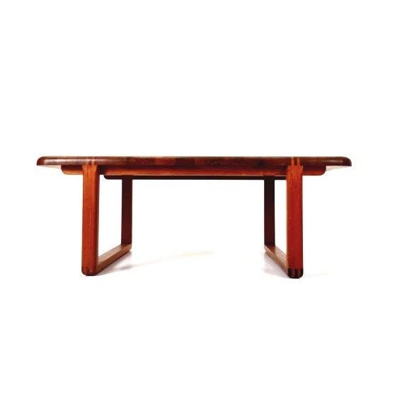 Mid-Century Modern Danish Solid Teak Coffee Table by Niels Bach for Randers Möbel, 1960 For Sale - Image 3 of 15