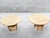 Angelo Mangiarotti Pair of 1970s Italian Travertine Scalloped Edge Pedestal End Tables For Sale - Image 4 of 17