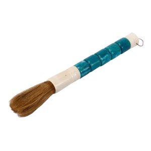 Contemporary Blue Jade Calligraphy Brush