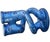 Vintage Handcrafted Blue West-African Soapstone Candleholders- S/2 For Sale In New York - Image 6 of 7