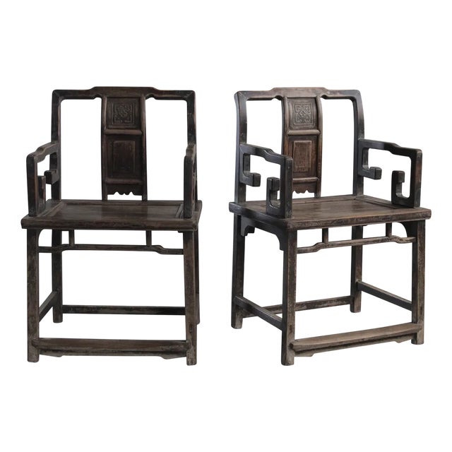 Set of Walnut Southern Official Chairs For Sale