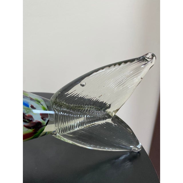 Large Mid-Century Murano Art Glass Fish, 1970s For Sale - Image 9 of 16