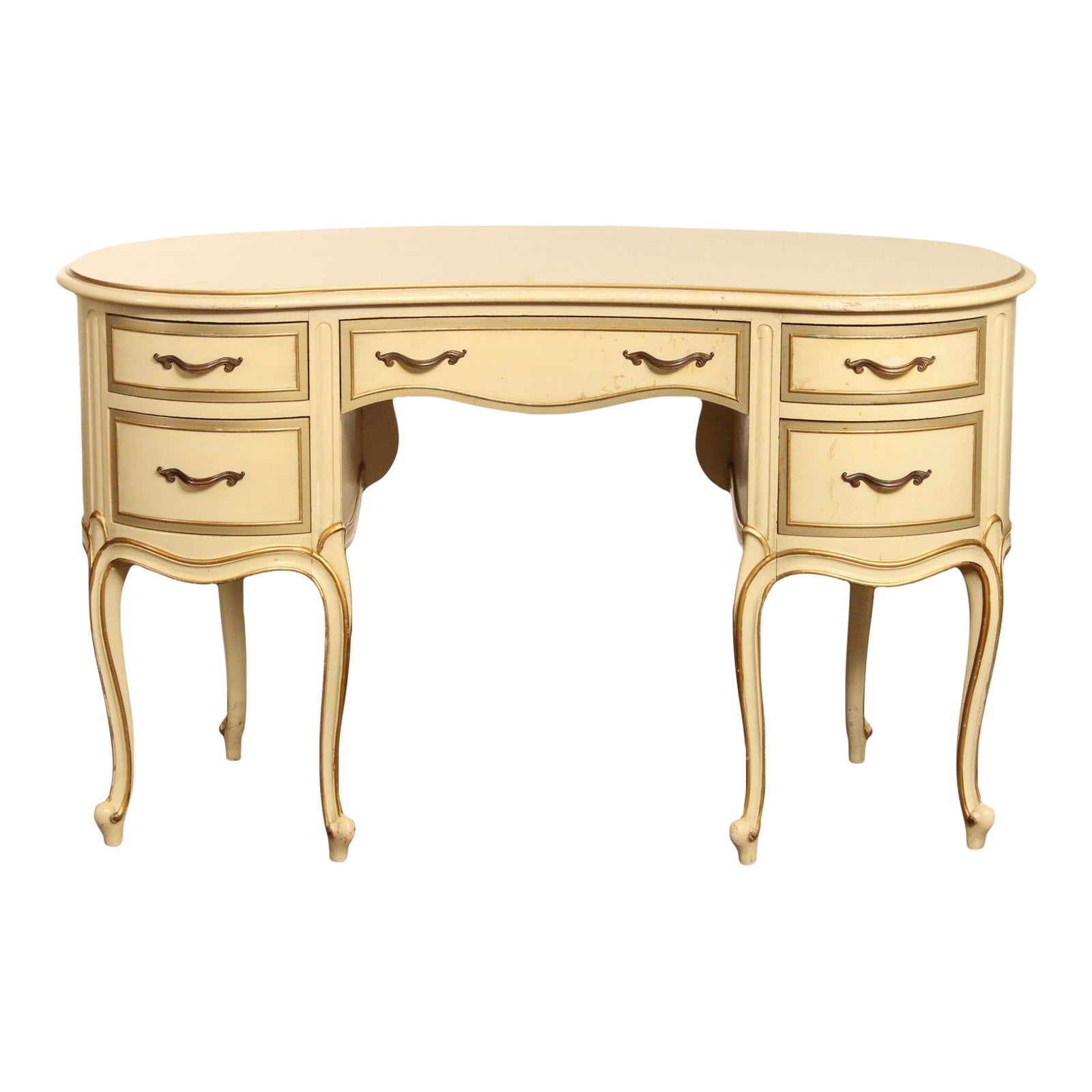 Mid 20th Century Drexel 'Touraine' French Provincial Style Kidney Form