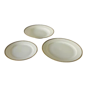 1930s Vintage Eschenbach Bavaria Roswitha 3 Pieces Dinnerware