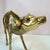 1970s Vintage Large Brass Deer Statue For Sale - Image 5 of 9