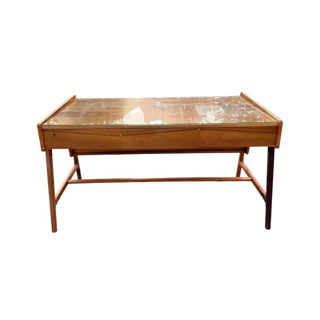 Arne Wahl Iversen Writing Desk attributed to Arne Wahl Iversen, 1950s For Sale - Image 4 of 7