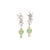 2010s 8.36 Carat Colombian Emerald and Diamond Floral Detachable Drop Earrings, A Pair For Sale - Image 5 of 9