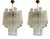 Classic Hallway Murano Chandeliers Tronchi in the style of Venini, Set of 2 For Sale