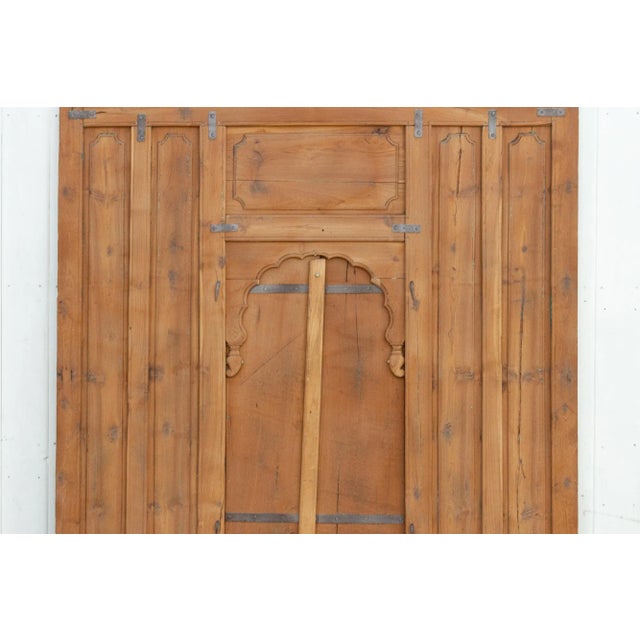 19th Century Antique Arched Indian Wall Facade For Sale - Image 5 of 12