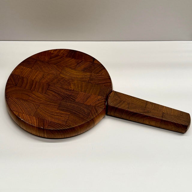 Mid-Century Modern Mid-Century Modern Dansk Design Cheese Board With Integrated Knife - 1960s For Sale - Image 3 of 7