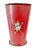 Mid 20th Century Vintage French Provincial Red Tole Floral Hand-Painted Umbrella or Walking Stick Stand For Sale - Image 5 of 12