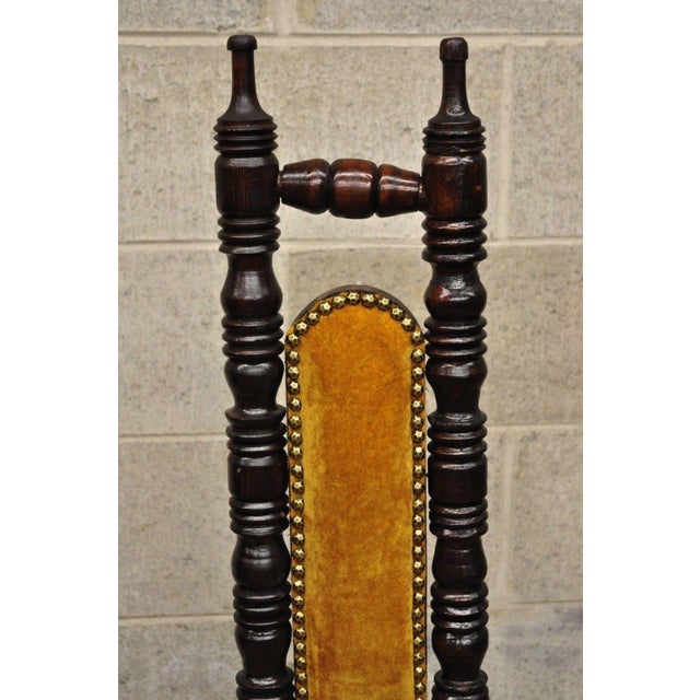 Vintage Spanish Jacobean Renaissance Revival Gothic Gold Hall Prayer