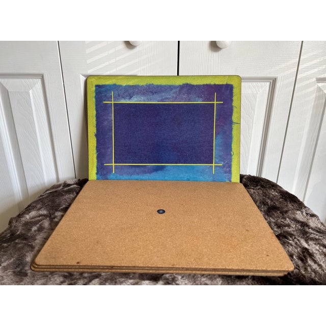 Abstract Vintage Pimpernel Placemats- Set of 4 For Sale - Image 3 of 10