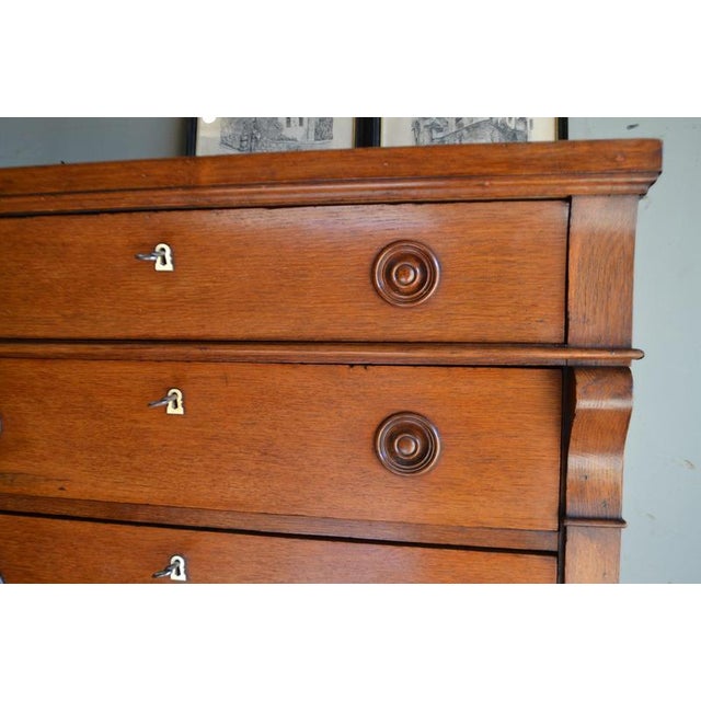 Antique Oak Empire Chiffonier For Sale - Image 5 of 11
