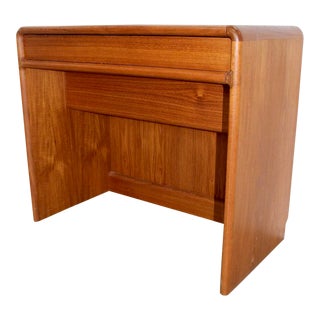Mid Century Kibaek Mobelfabrik Teak Vanity Desk For Sale