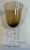 Mid-Century Modern Vintage Brown Blown Glass Crystal Wine Goblets - Set of 8 For Sale - Image 3 of 6