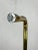 Vintage condition with evident traces of age and use on the brass for this halogen floor lamp produced in Italy during the...