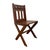 This antique accent chair features a heavily figured quartersawn tiger oak construction highlighted by prominent, rich...