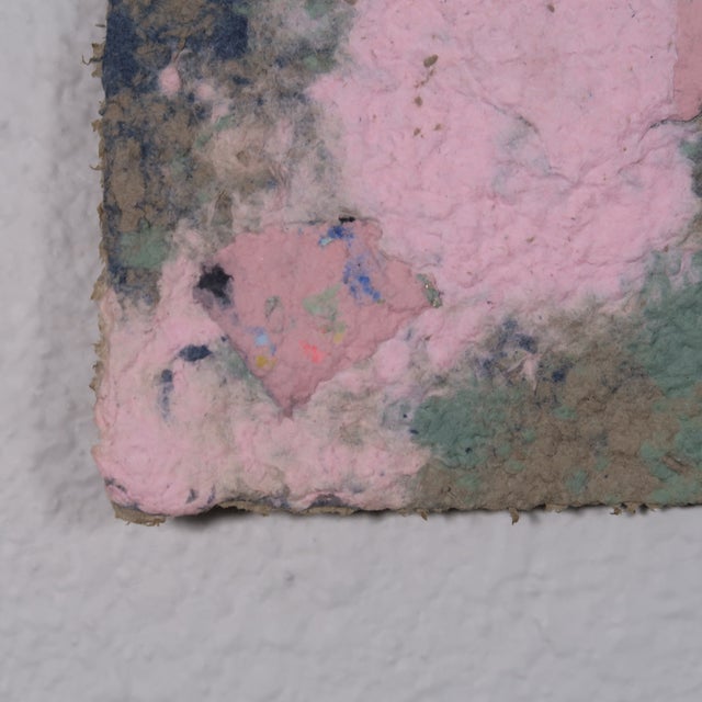 Original Abstract Textured Fiber Base Mixed Media Painting in by Casey R Klein For Sale - Image 16 of 16