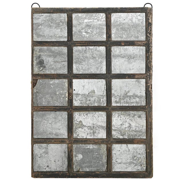 Industrial Patinated Wall Mirror For Sale - Image 10 of 10