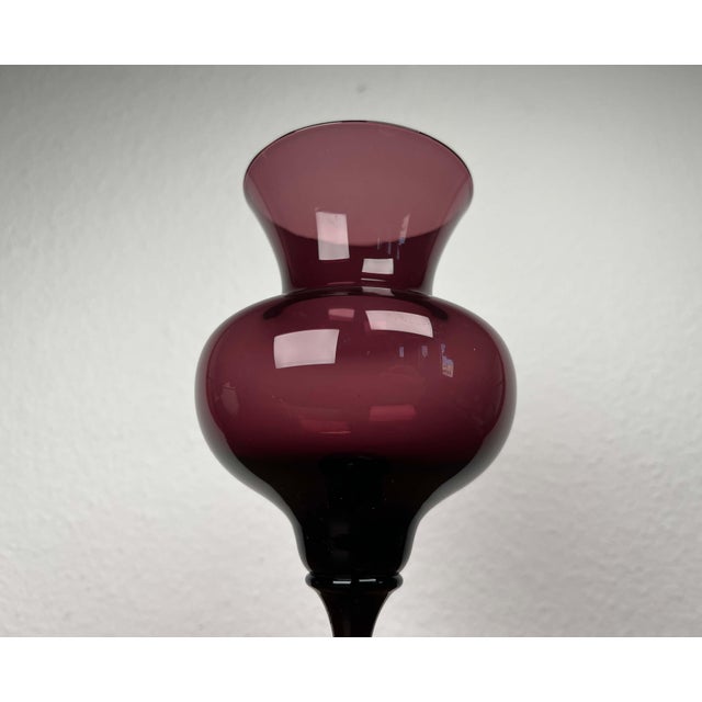 Mid-Century Modern Glass Vase by Hugo Gehlin for Gullaskruf Glasbruk, Sweden, 1950s For Sale - Image 9 of 14
