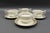 Wedgwood England Runnymede Cream Bone China Cream Soup Bowls & Saucers Set Of 4. Measures approximately Cup: 6 3/8" long,...