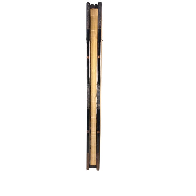 Attributed Okuda Hōgen (Hōen) Japanese Hanaguruma Four-Panel Byōbu Folding Screen on Gold Silk, Early 20th Century For Sale - Image 16 of 16