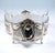 Art Nouveau Silver Jardiniere with Cut Glass Liner by Wilhelm Binder, Germany, 1900 For Sale - Image 4 of 8
