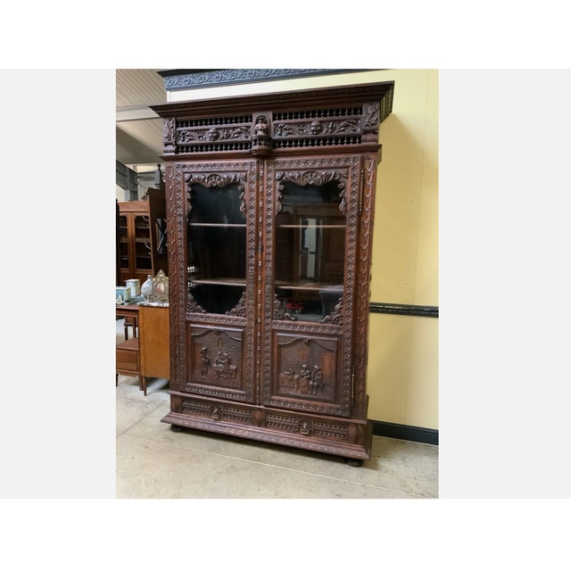 Antique Breton Display Case, 1880 For Sale - Image 13 of 13