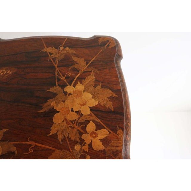 Art Nouveau Pedestal by Emile Gallé, 1900s For Sale - Image 9 of 18